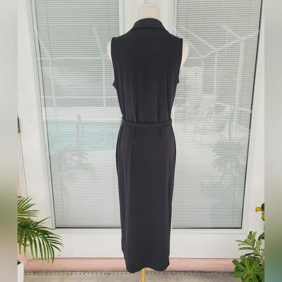 Michael Kors Stretch Sleveless Black Dress - Picture 2 of 9